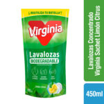 LAVALOZAS CONCENTRADO VIRGINIA D/P LIMON X450ML.