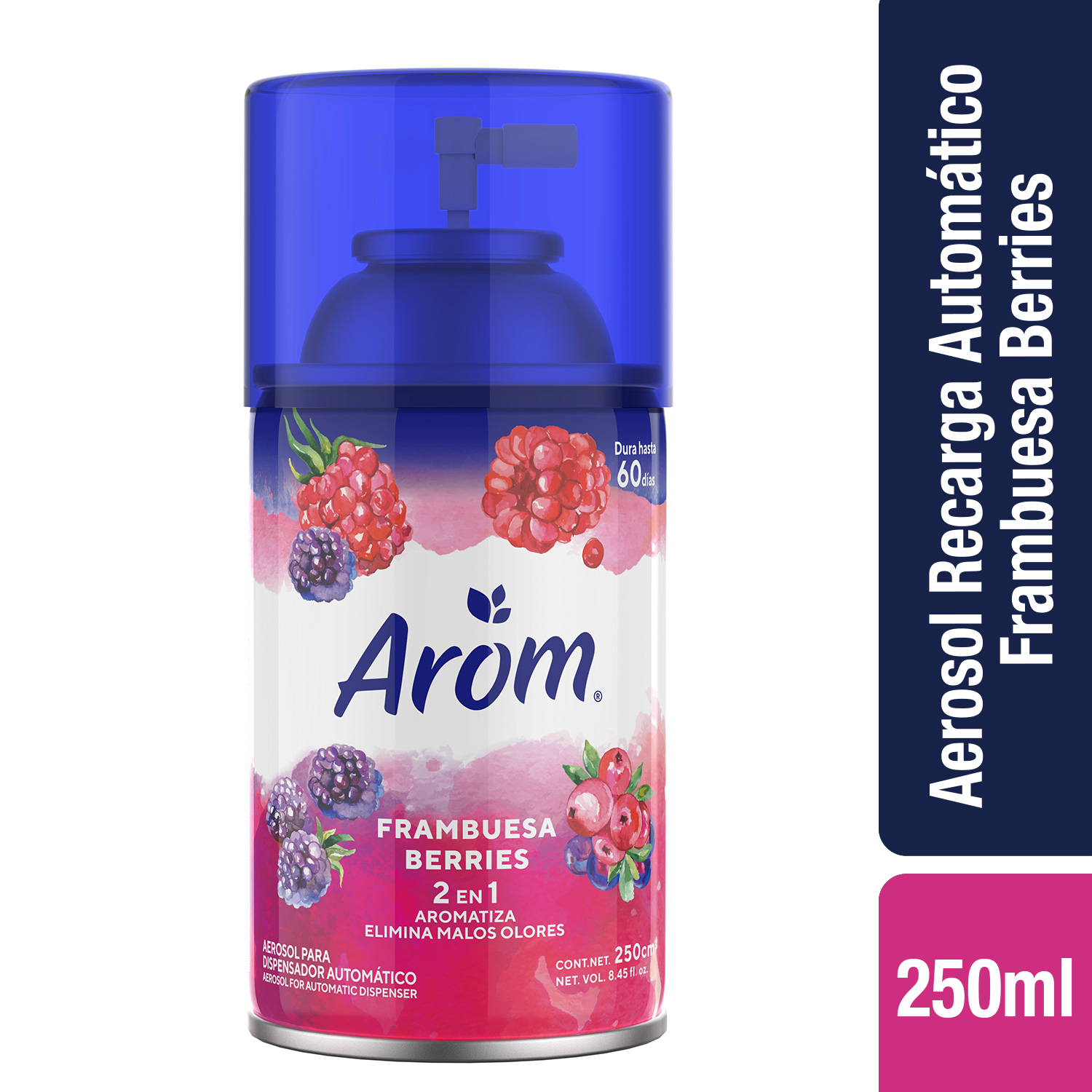 1006032_Aerosol-Refill-Aut.Arom-FraB-Arom Hero AEROSOL REFILL AUT. AROM FRAMB. BERRIES X250 ML. - Imagen 1