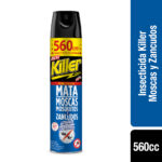 INSECTICIDA KILLER MOSCAS Y ZANCUDOS X560CC.