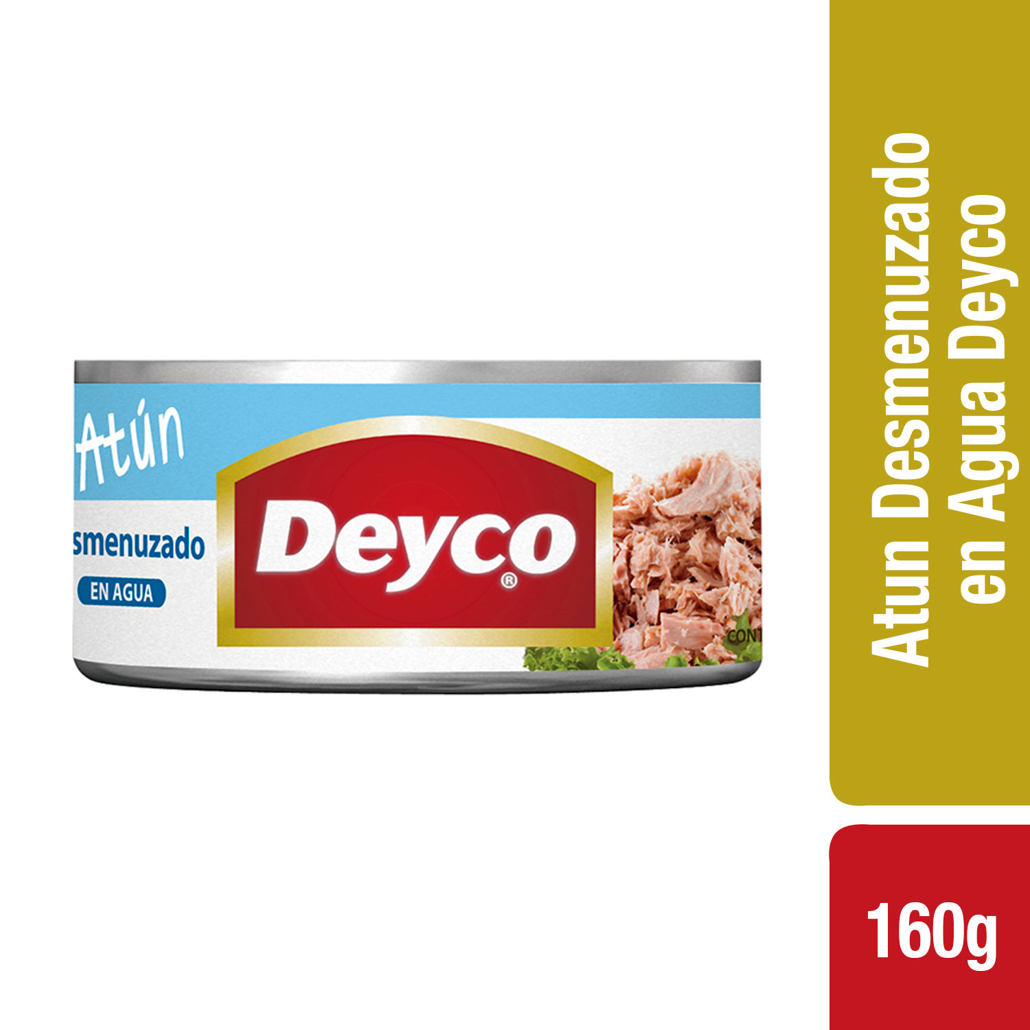 900117_Atun-Desmenuzado-en-Agua-160g Hero ATÚN DESMENUZADO AL NATURAL DEYCO X160GR. - Image 1