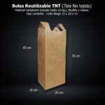 BOLSA DE GENERO TNT 20X60CM.
