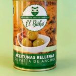 ACEITUNA VERDE  RELL. ANCHOA EL BUHO x280gr.